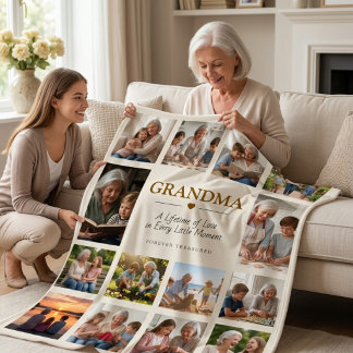 Persoonlijke fotodekens voor oma fleece deken
