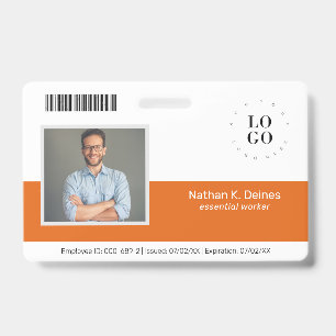 Persoonlijke Fotoidentificatiekaart voor Bedrijfsb Badge