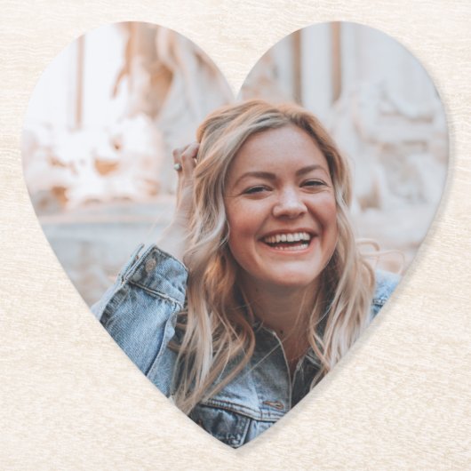 Persoonlijke Fotopapier Onderzetter (Voorkant)