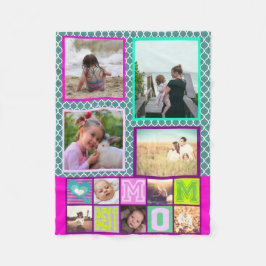 Persoonlijke foto's met de beste mam fleece deken