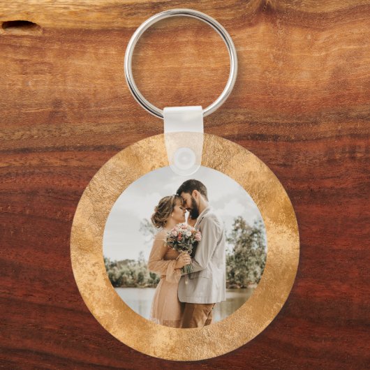 Persoonlijke foto's met het minimale aantal witte sleutelhanger (Voorkant)