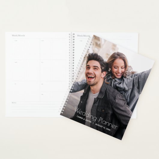 Persoonlijke fototrouwplanner planner (Display)