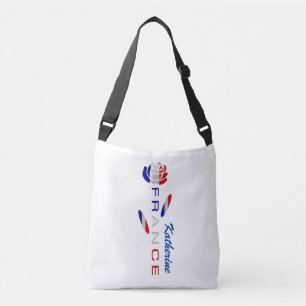 Persoonlijke Franse Vlag Roos Crossbody Tas