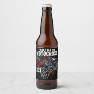 Persoonlijke Freestyle Motocross-racebeling FMX Tr Bier Etiket