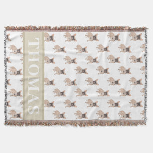 Persoonlijke Frenchie (gemaskerd)  Deken