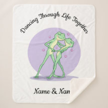 Persoonlijke Frog Koppel Sherpa Deken