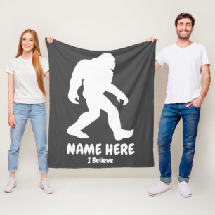 Persoonlijke Funny Bigfoot Sasquatch Blanket Fleece Deken