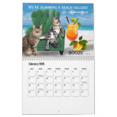 Persoonlijke Funny Cat Calendar Kalender (Feb 2026)