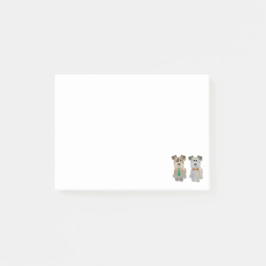 Persoonlijke Funny Dog Cartoon Post-it Notes (Voorkant)