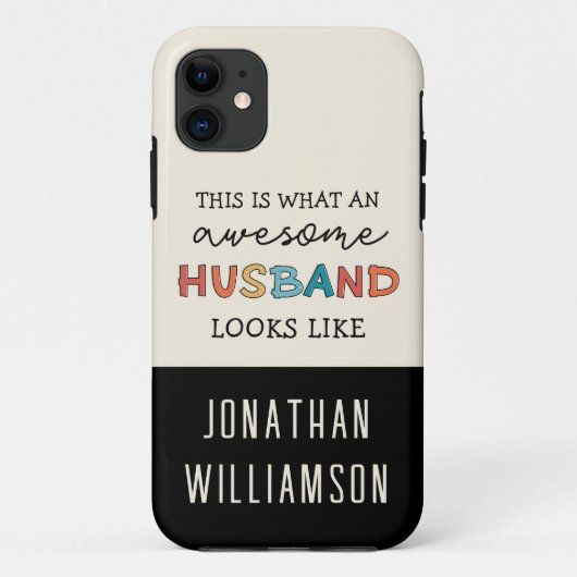 Persoonlijke Funny Geweldige Husband Gifts Case-Mate iPhone Case (Achterkant)