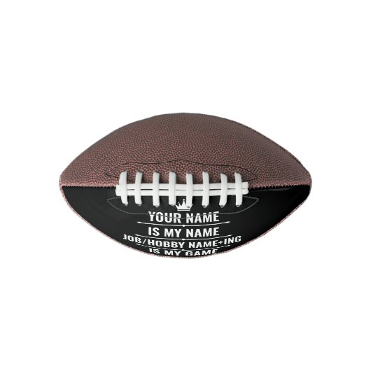 Persoonlijke Funny Job en Hobby Name American Football (Voorkant)