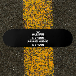 Persoonlijke Funny Job en Hobby Name Skateboard