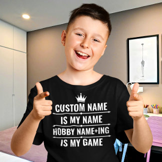 Persoonlijke Funny Job en Hobby Name T-shirt