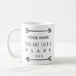 Persoonlijke Funny Mug - Plank Koffiemok