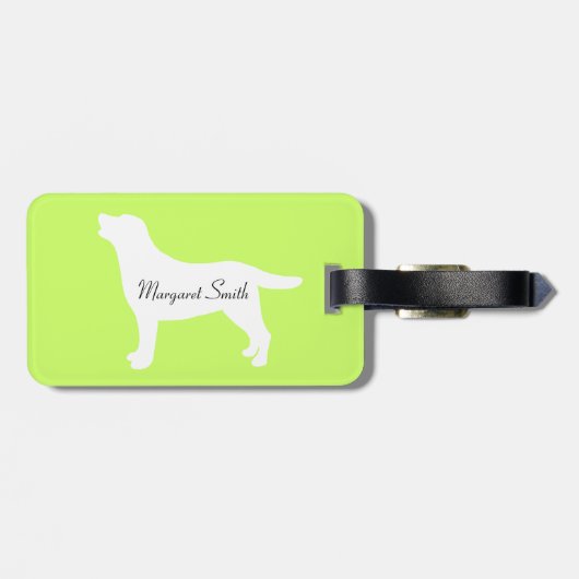 Persoonlijke Funny Pool Party Labradors Bagagelabel (Achterkant horizontaal)