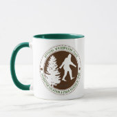 Persoonlijke Funny Sasquatch Locatie en Onderzoek Mok (Links)