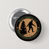 Persoonlijke Funny Sasquatch Locatie en Onderzoek Ronde Button 5,7 Cm (Voorkant /achterkant)