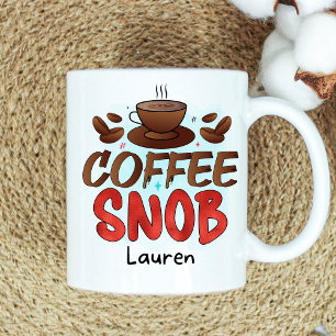 Persoonlijke Funny Snob Coffee-Mok Koffiemok