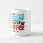 Persoonlijke Funny Successful Women's Coffee Mok (Voorkant links)