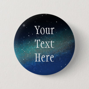 Persoonlijke Galaxy Ruimte Nevel Nachtelijke Hemel Ronde Button 5,7 Cm