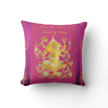 Persoonlijke GANESHA kussen voor Hindu housewarmin