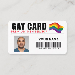 Persoonlijke Gay Kaart Grappig Cadeau Grap Gay Ide Visitekaartje