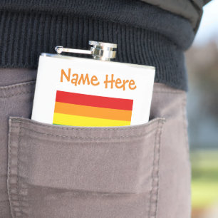 Persoonlijke Gay Pride LGBTQ Regenboogvlag Heupfles