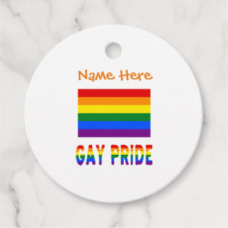 Persoonlijke Gay Pride LGBTQ Tweezijdig Bedankjes Labels