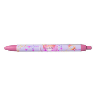 Persoonlijke geadresseerde Roos Stationery Zwarte Inkt Pen