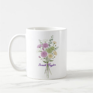Persoonlijke Geboortebloem Chrysanthemum Op Maat Koffiemok