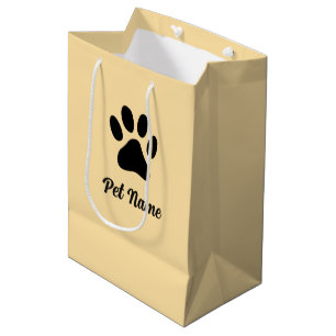Persoonlijke geboortegiftzak voor huisdieren medium cadeauzakje