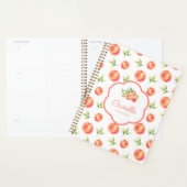 Persoonlijke geïllustreerde Perziknaam Planner (Display)