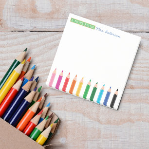 Persoonlijke gekleurde potlood Post-it-notities vo Post-it® Notes