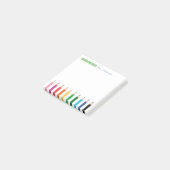 Persoonlijke gekleurde potlood Post-it-notities vo Post-it® Notes (Schuin)