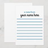 Persoonlijke gelinkte notities voor jongens (Voorkant / Achterkant)