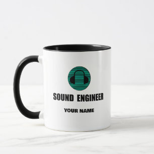 Persoonlijke Geluidstechnicus Audio-engineering Mok