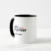 Persoonlijke Geluidstechnicus Audio-engineering Mok (Voorkant links)