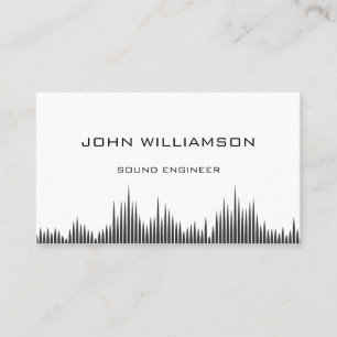 Persoonlijke Geluidstechnicus Audio-engineering Visitekaartje