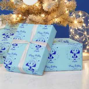 Persoonlijke Gelukkige Verjaardag Cadeaupapier