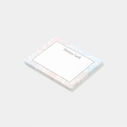 Persoonlijke Geometrische Post-it® Notes (Schuin)
