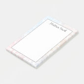 Persoonlijke geometrische post-it® notes (Schuin)