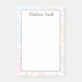 Persoonlijke geometrische post-it® notes (Voorkant)