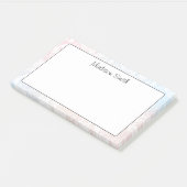 Persoonlijke geometrische post-it® notes (Schuin)