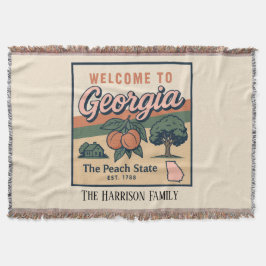 Persoonlijke Georgia Werpdeken Deken