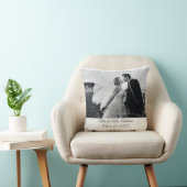 Persoonlijke Gepersonaliseerd bruiloft foto Kussen (Stoel)
