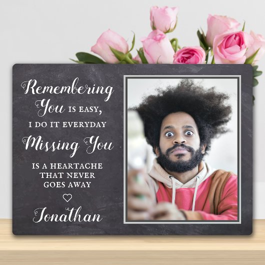 Persoonlijke gepersonaliseerde herdenking Keepomwi Fotoplaat