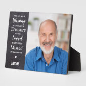 Persoonlijke gepersonaliseerde herinnering Memoria Fotoplaat (Zijkant)