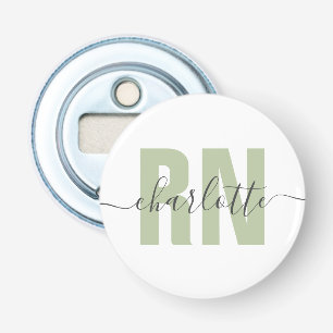 Persoonlijke geschenken voor afgestudeerde RN-verp Button Flesopener