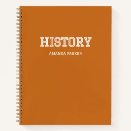 Persoonlijke Geschiedenis Schoolkalender Oranje Notitieboek