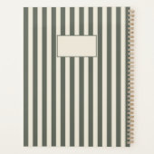 Persoonlijke gestreepte planner 20XX (Achterkant)